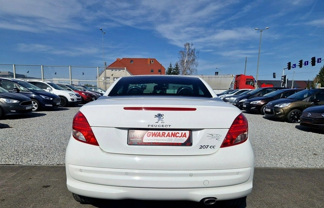Peugeot 207 CC cena 21999 przebieg: 150000, rok produkcji 2012 z Szlichtyngowa małe 667